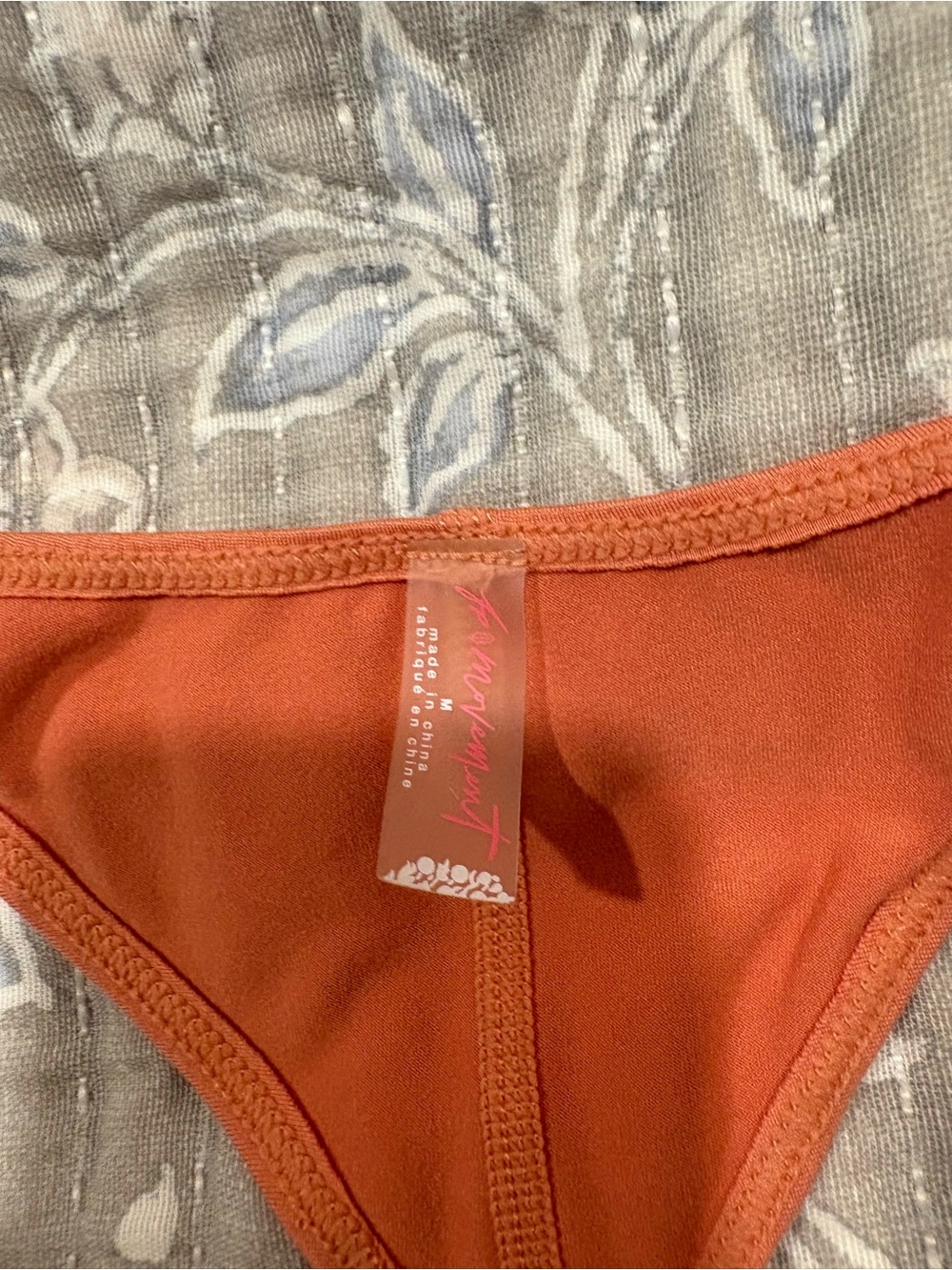 FP Movement by Free People Terracotta Racerback Ruched Button Tank - Picture 3 of 3
